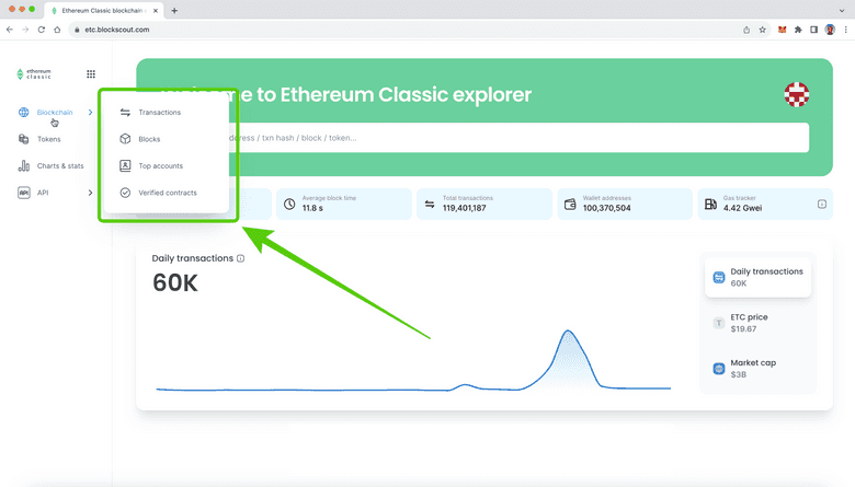 Ethereum Classic Explorer