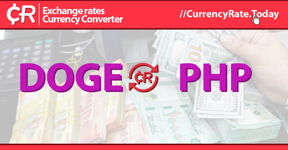 1 DOGE to PHP - Dogecoins to Philippine Pesos Exchange Rate