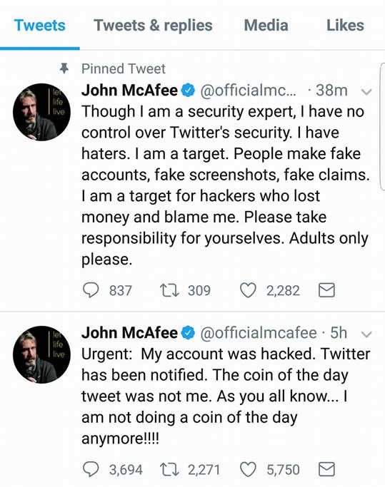 Crypto Twitter just can’t get enough of John McAfee backed zombie coin