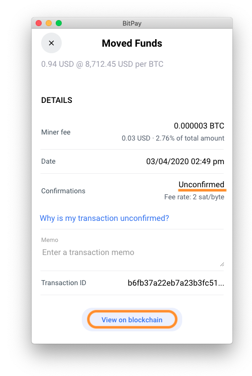 Canceling an Unconfirmed Bitcoin Transaction | CryptoRunner