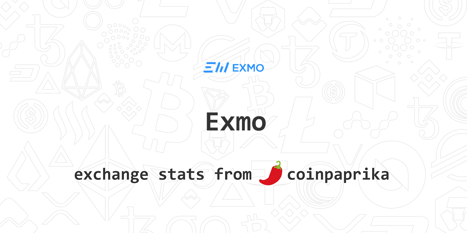 EXMO exchange: fees, volume, charts and market trading