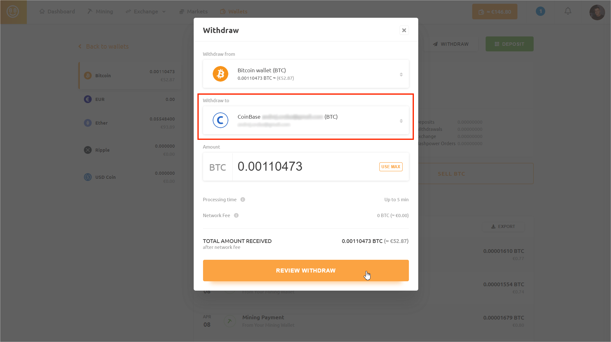 Free Coinbase withdrawal technical issues | NiceHash