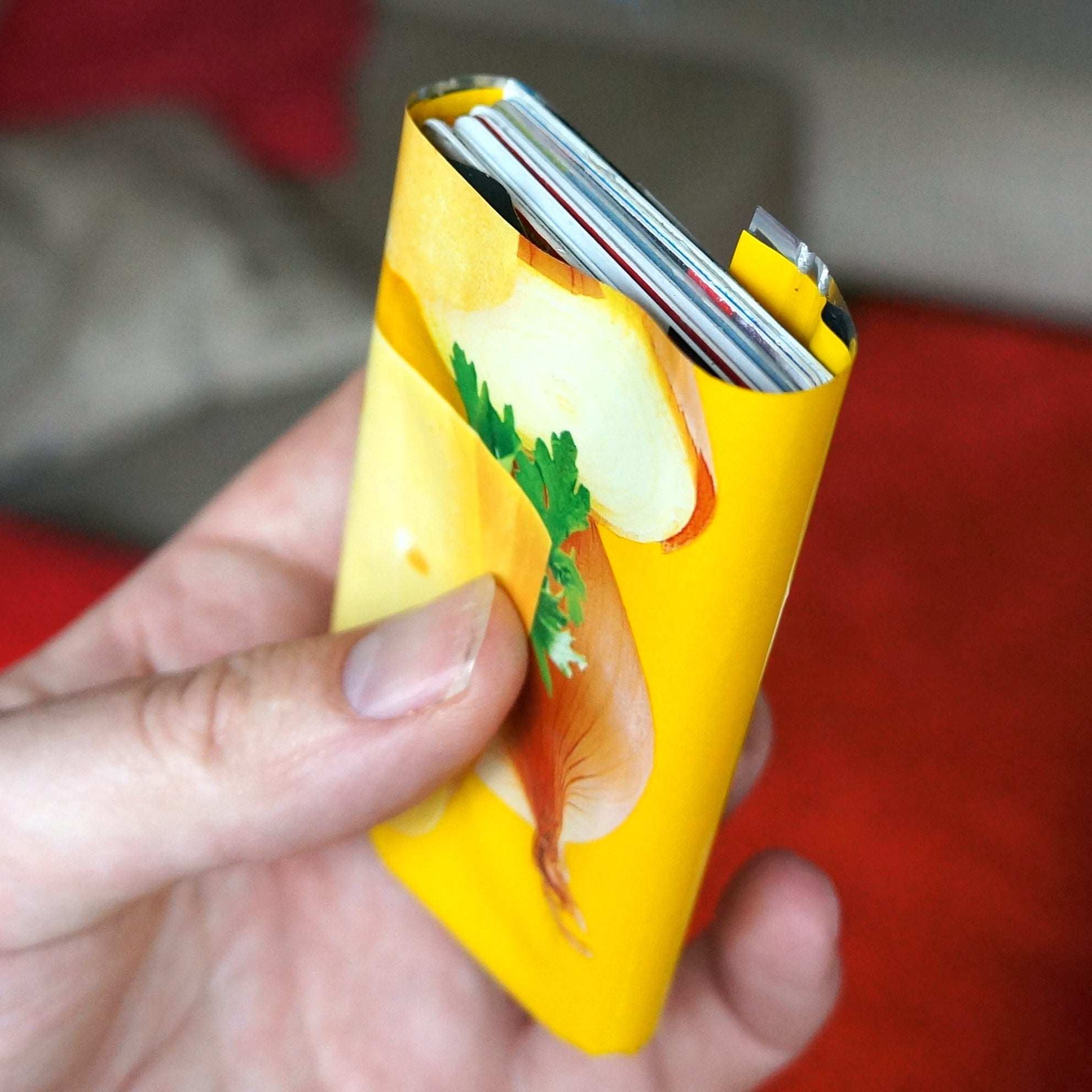 Potato Chip Bag Wallet | Produtos reciclados, Reciclável, Reciclagem