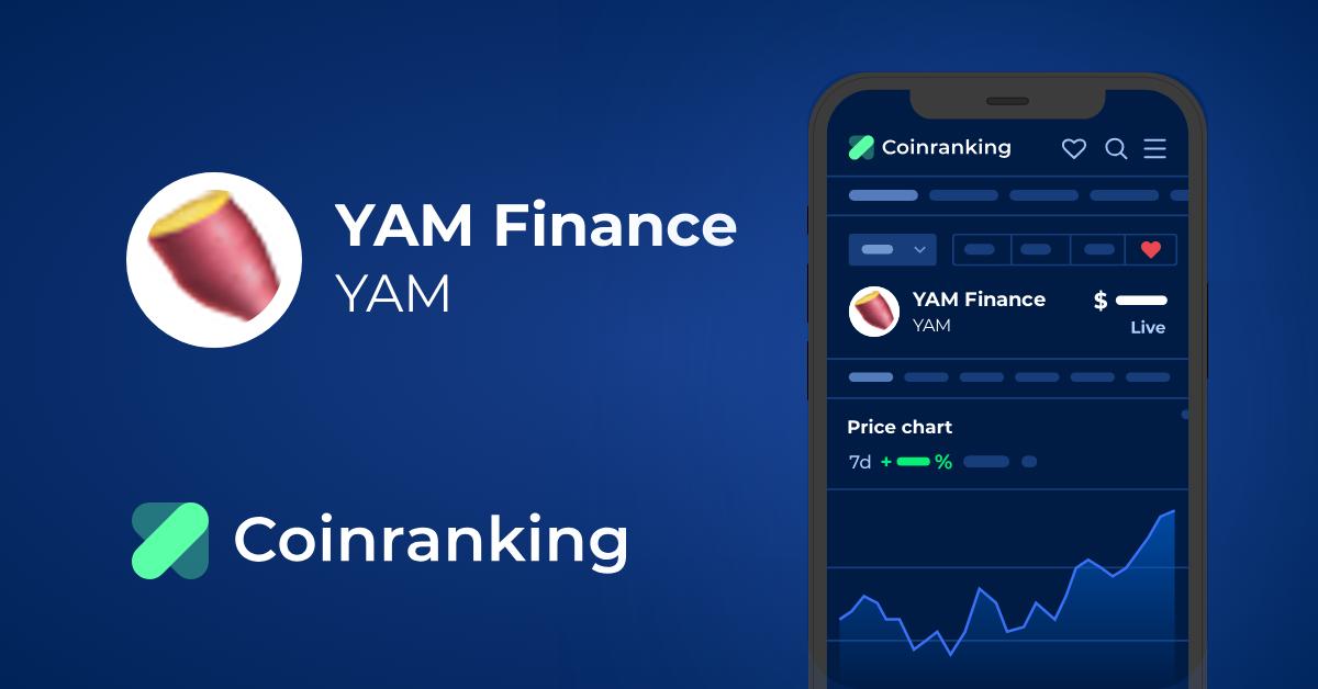 YAM V3 price today, YAM to USD live price, marketcap and chart | CoinMarketCap