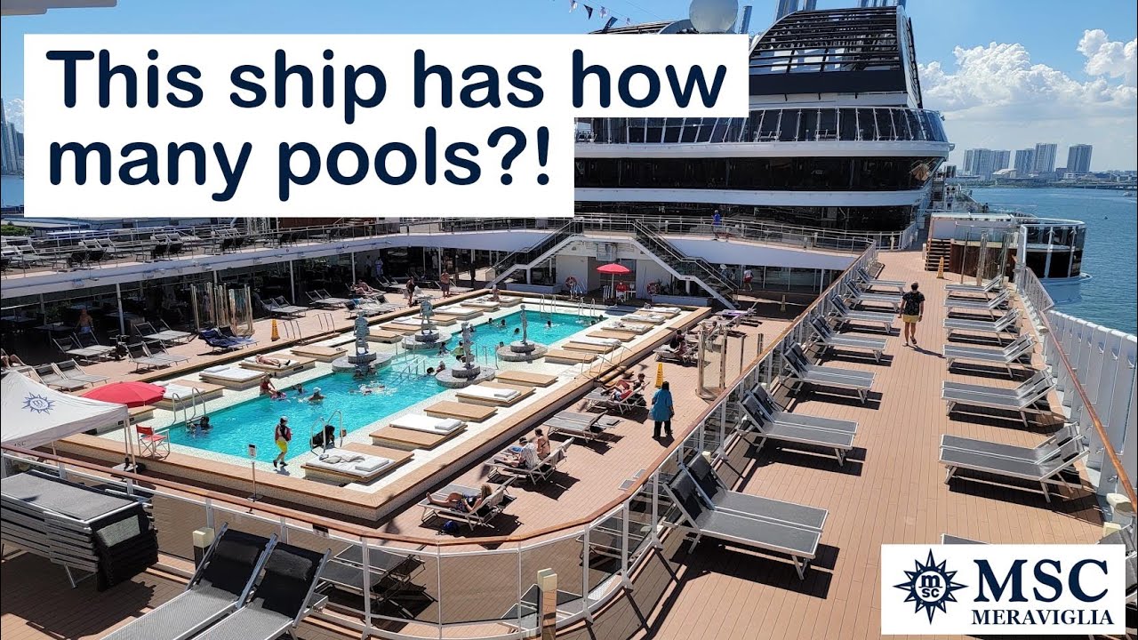 MSC Opera Le Piscine Pool Area Pictures