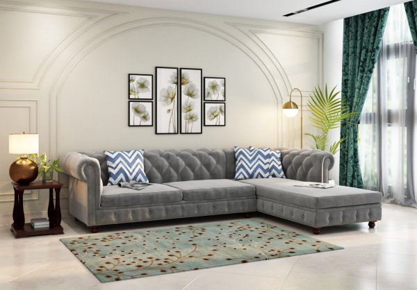 L Shaped Sofas : Buy L Shape Sofa Set Online in India - PlusOne