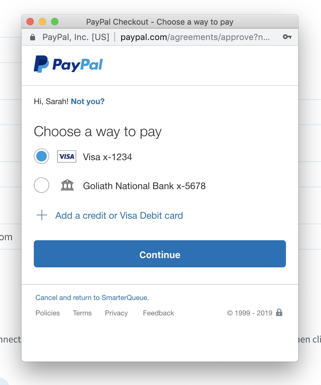 What payment methods can I use with PayPal? | PayPal ZM