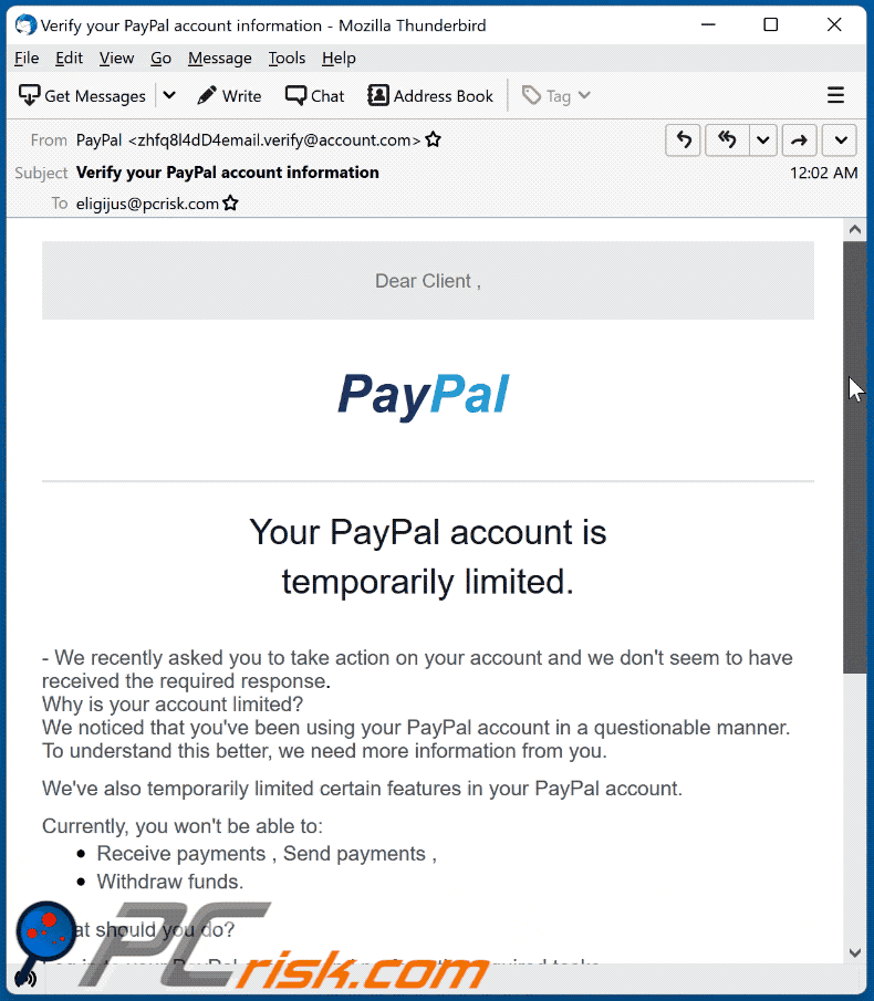 PAYPAL USER AGREEMENT