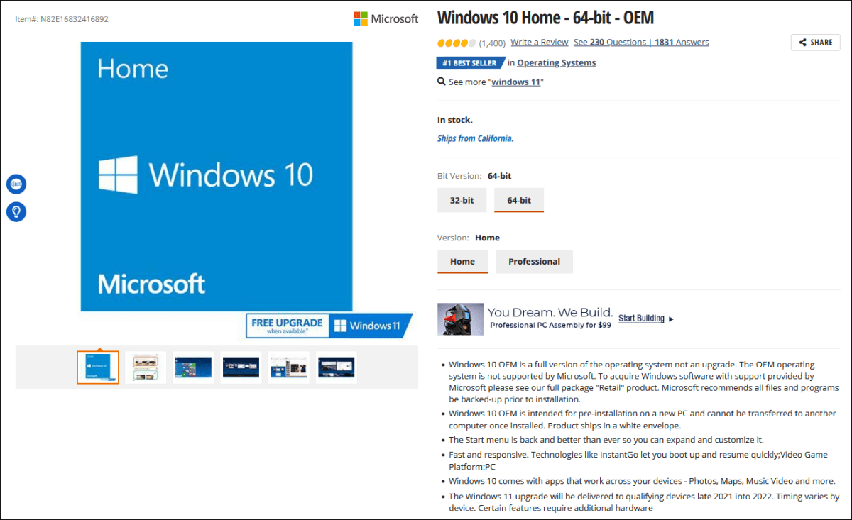 Buy Windows 10 Professional 1 PC - Godealcom