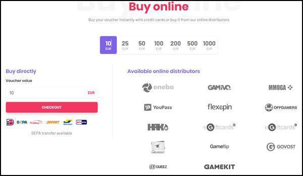 🥇25 EUR Prepaid Card (Europe) (Crypto Voucher) | VidaPlayer