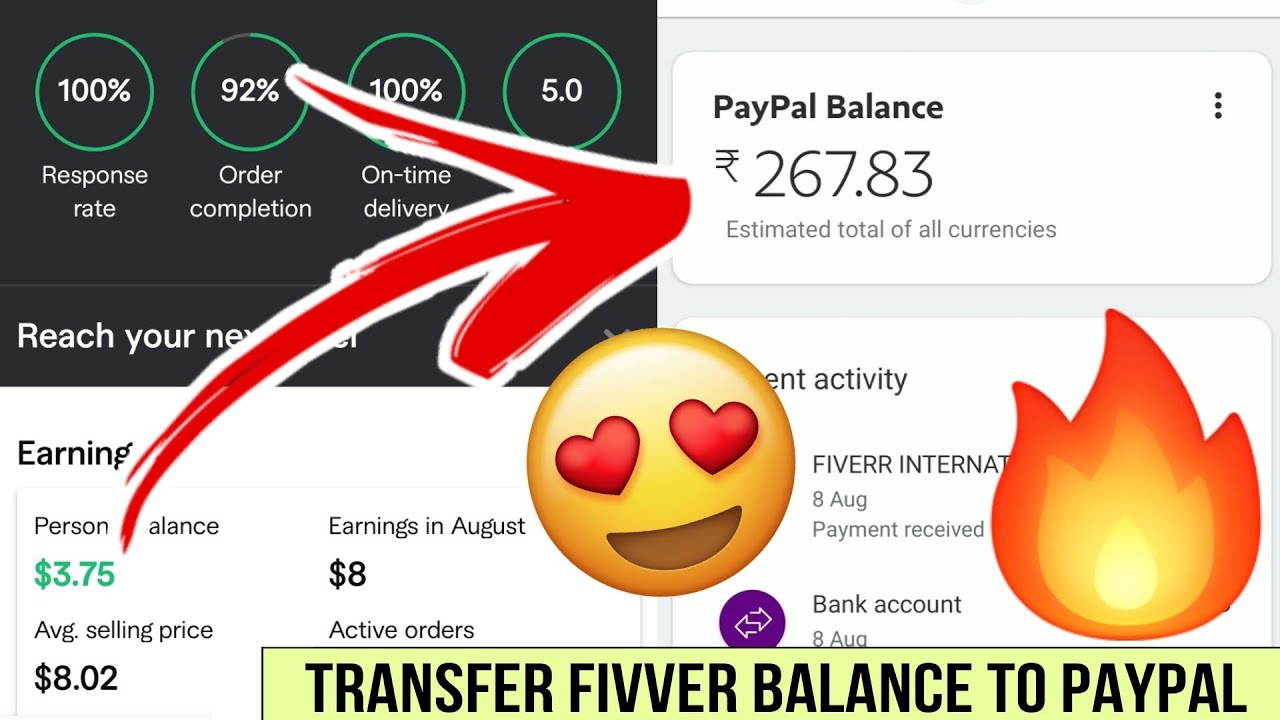 Can't withdraw money from Fiverr. It says 