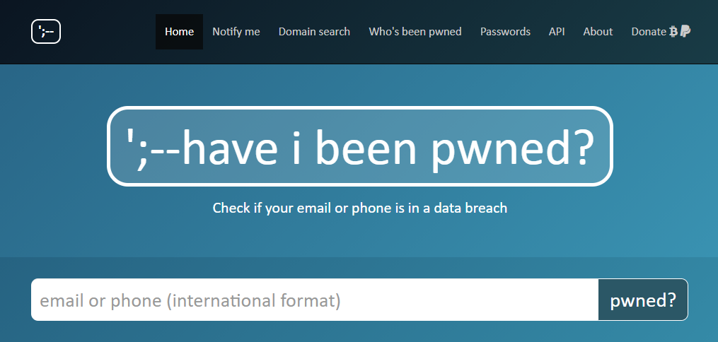 Have You Been Pwned? - GEEK