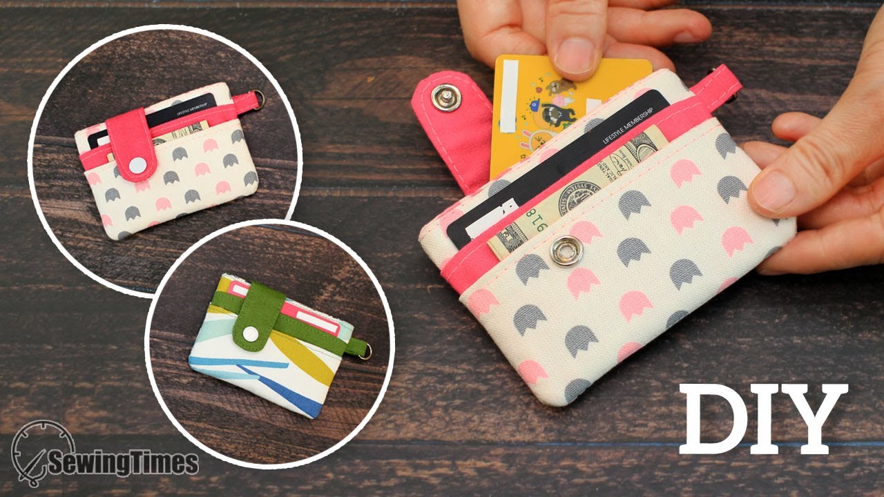 Easy Diy Card Holder Wallet Pattern - Free Pattern by AppleGreen Cottage