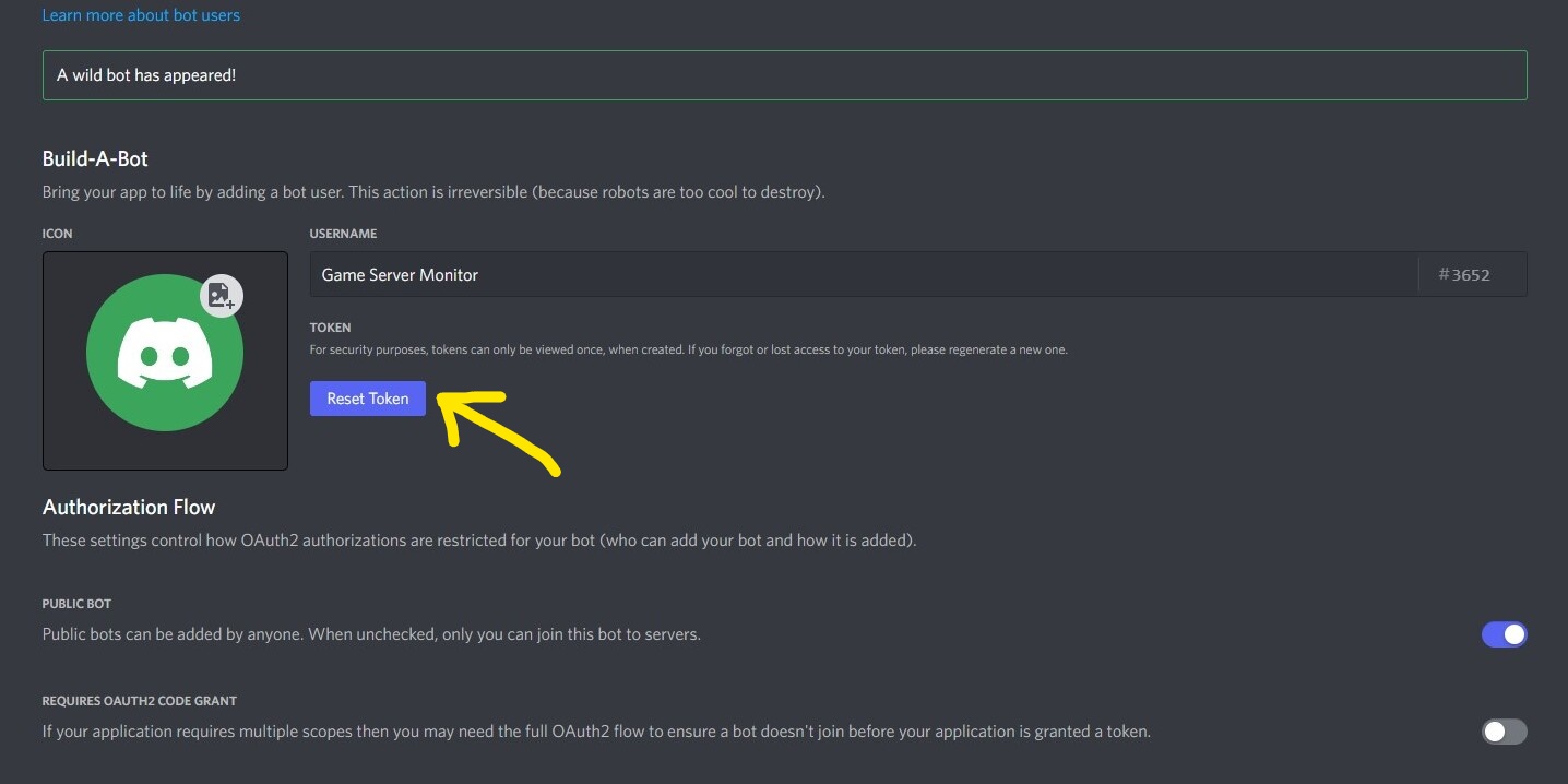 OAuth authorization code flow token for Discord bot - API - Twitch Developer Forums