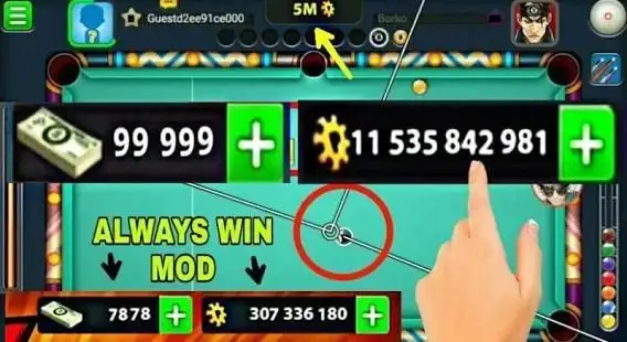 8 Ball Pool Mod Apk [Mod Menu] free download: MB