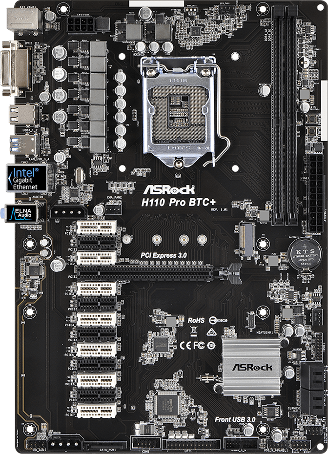 Board Asrock H Pro BTC+ - Asotea Expertos en Tecnologia