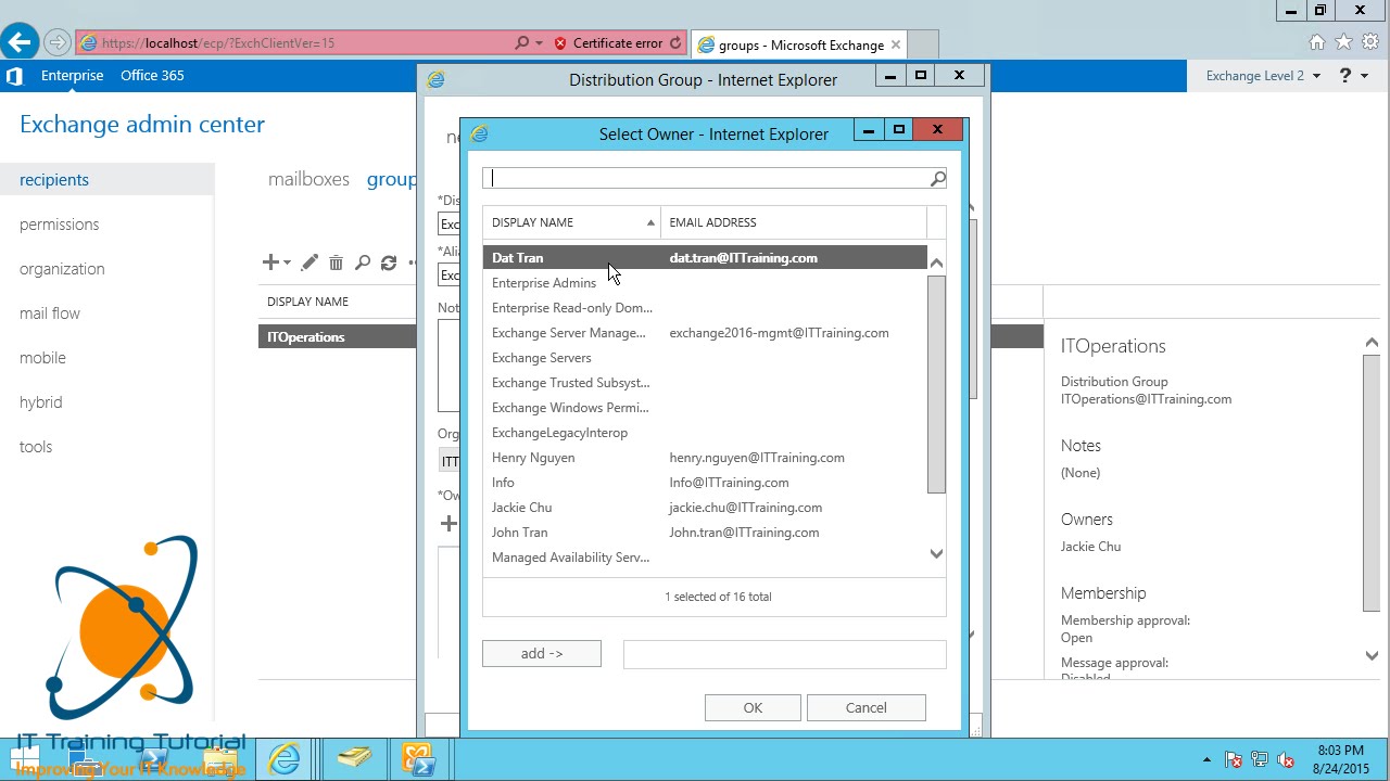 Exchange - EAC (ECP) Works But OWA Does Not | PeteNetLive