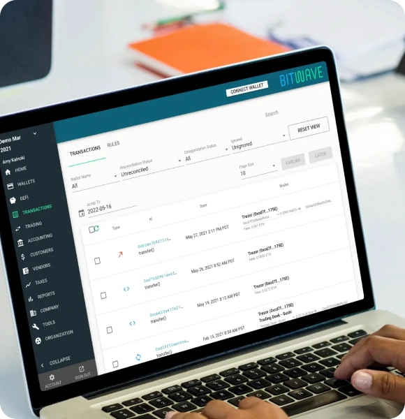 Enterprise Bookkeeping Software for Cryptocurrency | Bitwave