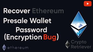 How to Recover Your Ethereum Presale Wallet