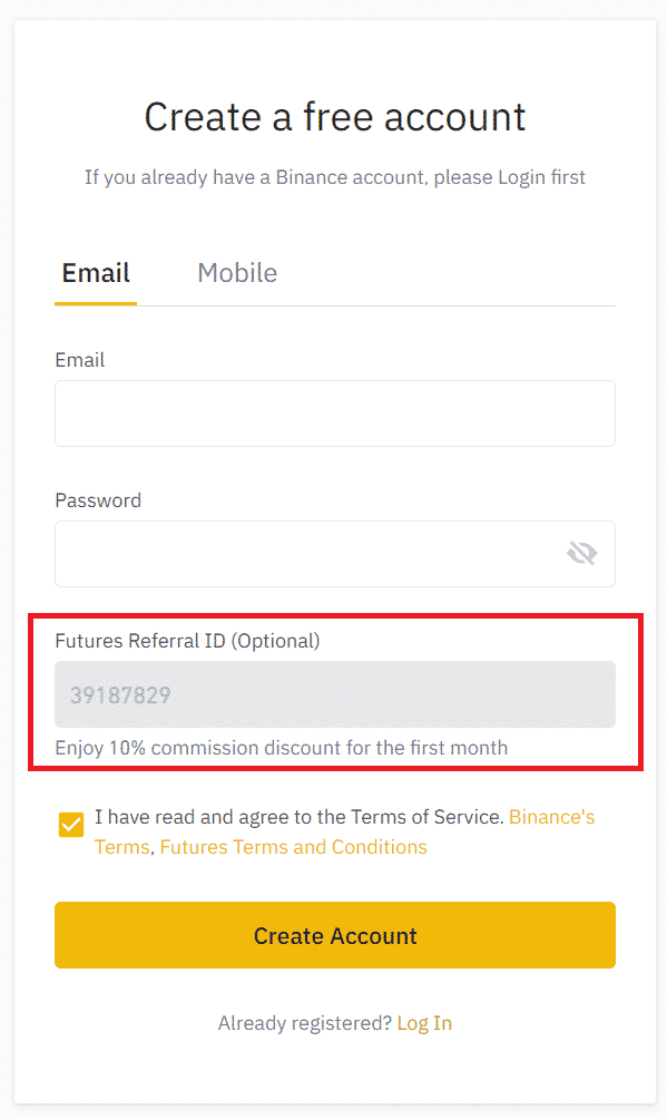 Binance Futures Referral Code Free Discount & Bonus