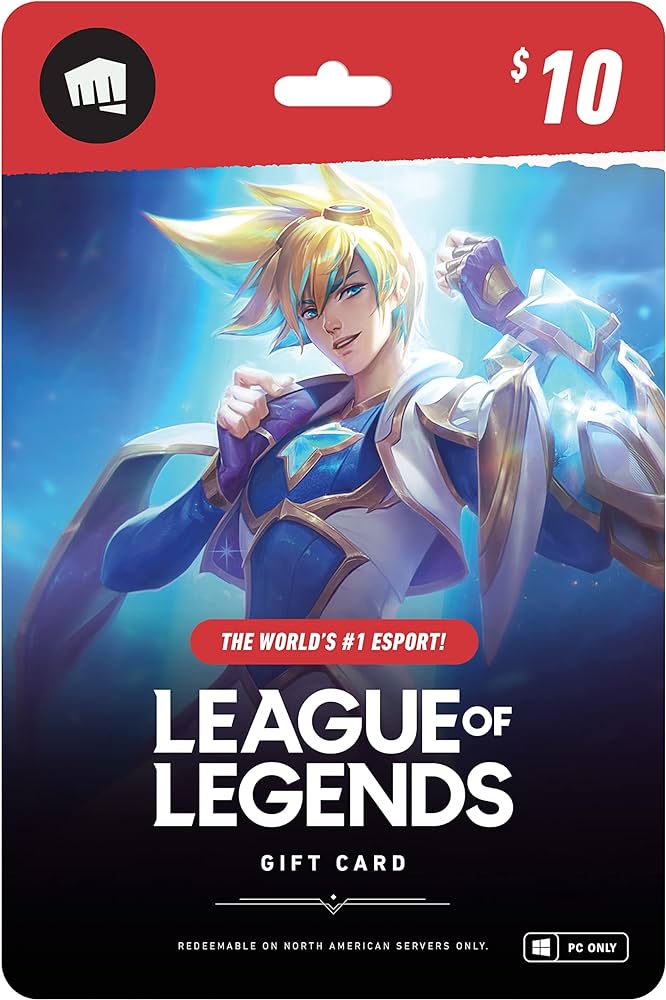 bitcoinlove.fun: League of Legends $10 Gift Card - NA Server Only [Online Game Code] : Video Games