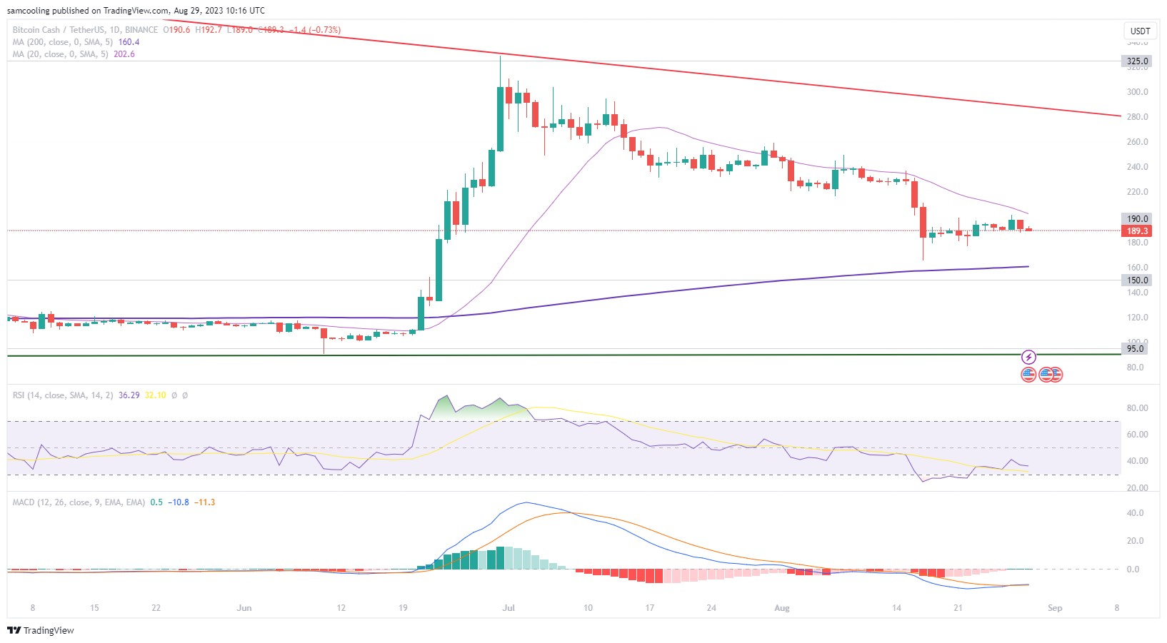 Bitcoin Cash (BCH) Price Skyrockets 20% as Major Indicator Goes Bullish