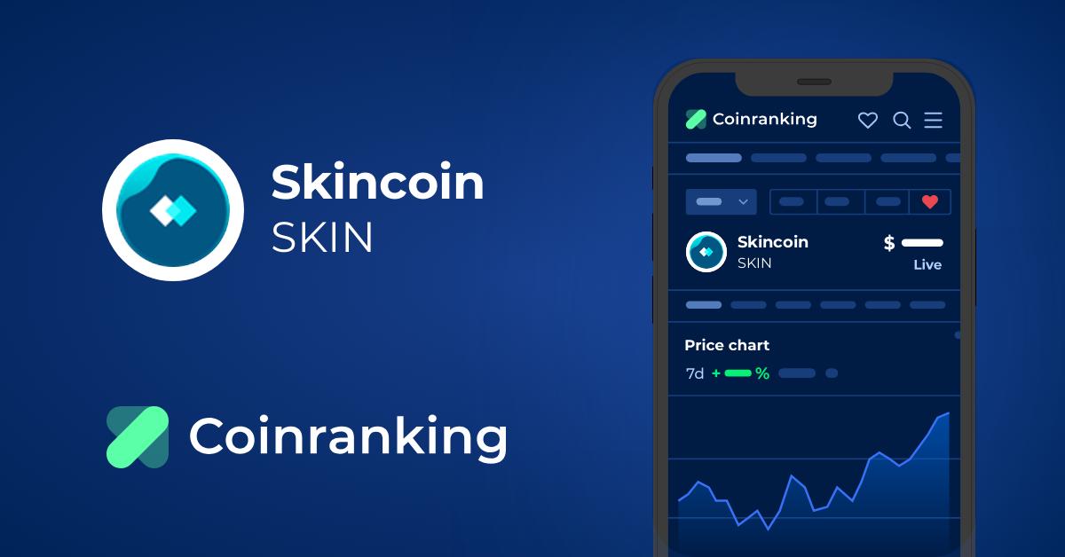 SkinCoin Price (SKIN), Market Cap, Price Today & Chart History - Blockworks