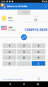 Convert 1 USD to BTC (1 United States Dollar to Bitcoin)