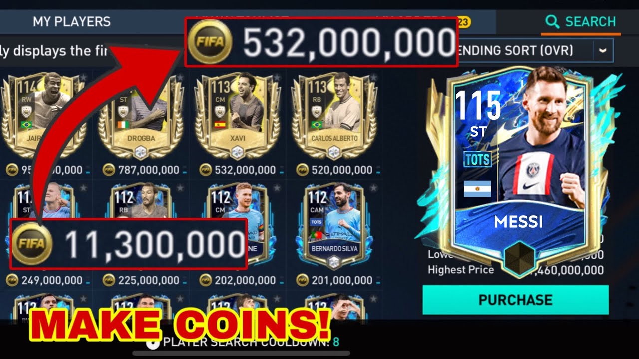 FIFA Mobile How to Make and Earn Coins In Ultimate Team