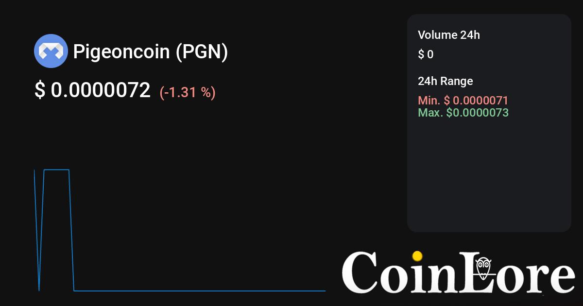 1 Pigeoncoin (PGN) to Japanese Yen (JPY) Preço Agora | CoinCarp