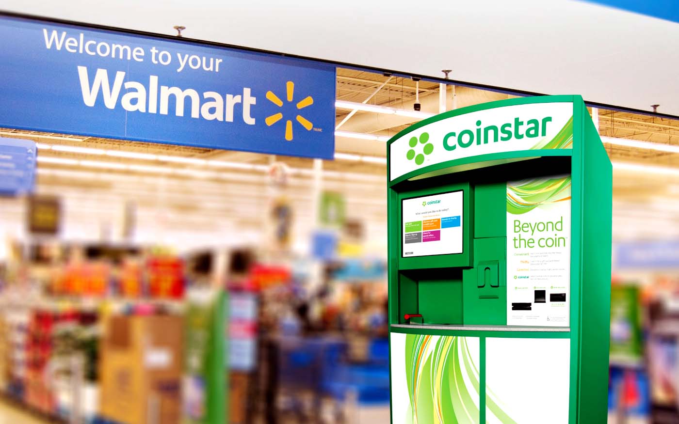 Shoppers can buy bitcoin at kiosks inside select Walmart stores