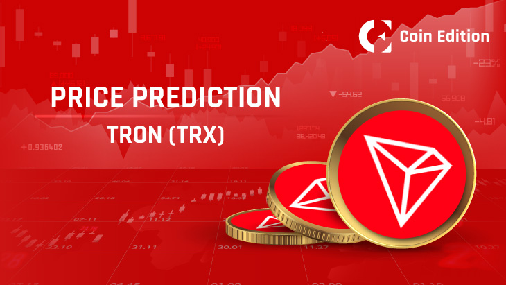 Tron (TRX) Price Prediction , USD by 