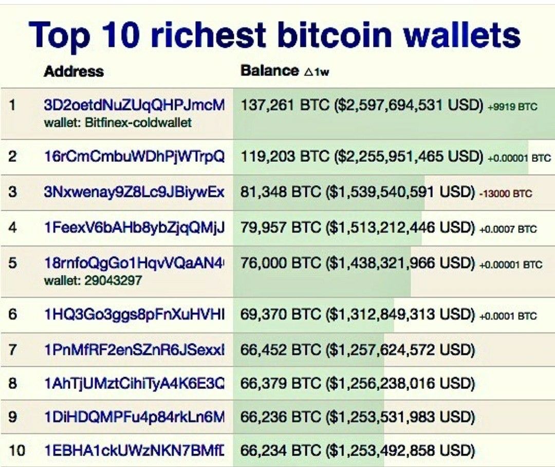 Bitcoin Rich List: Biggest Bitcoin Holders in | CoinCodex