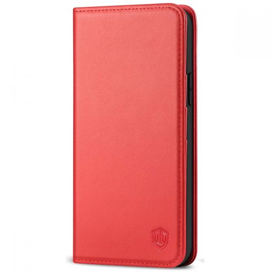 iPhone 13 Pro Max Leather Wallet Case- Red - The Personal Print