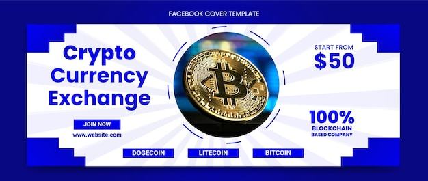 Blue Bitcoin Facebook Cover | Facebook cover photos, Facebook cover, Cover photos