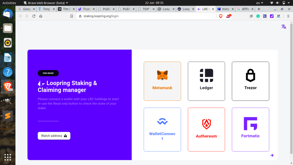 Loopring (LRC) Staking Crypto Calculator