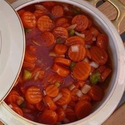 Copper Penny Carrot Salad - Vintage Cooking