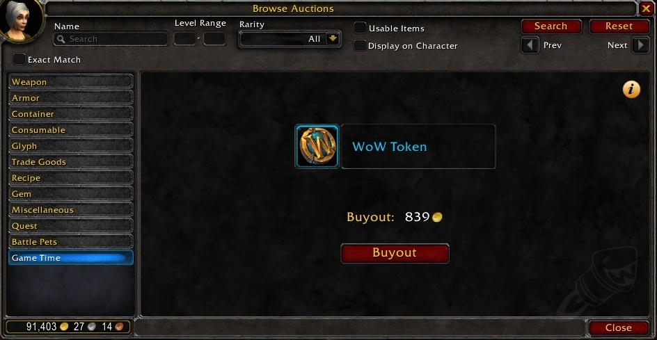 WoW Token - Wowpedia - Your wiki guide to the World of Warcraft