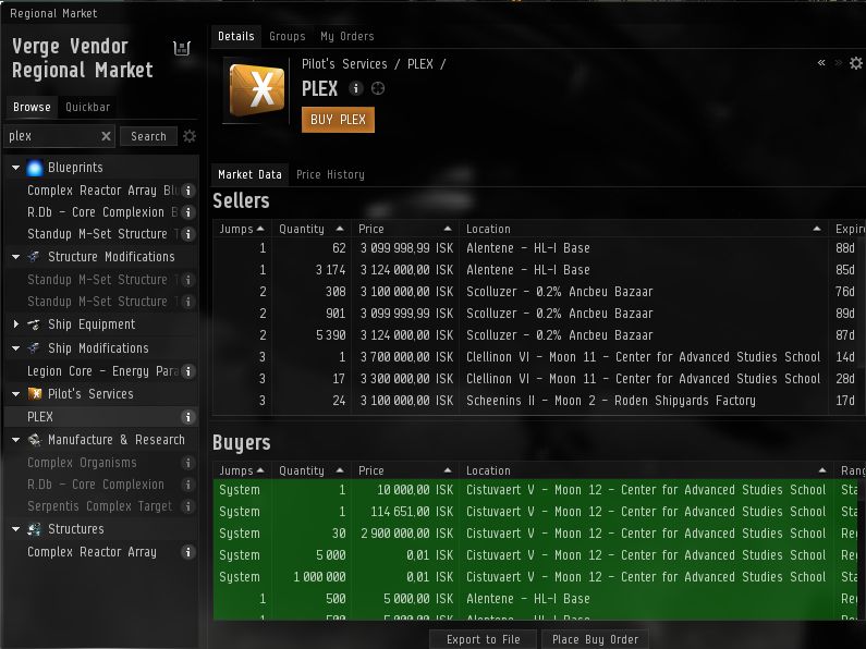 Best place to sell plex? - Market Discussions - EVE Online Forums