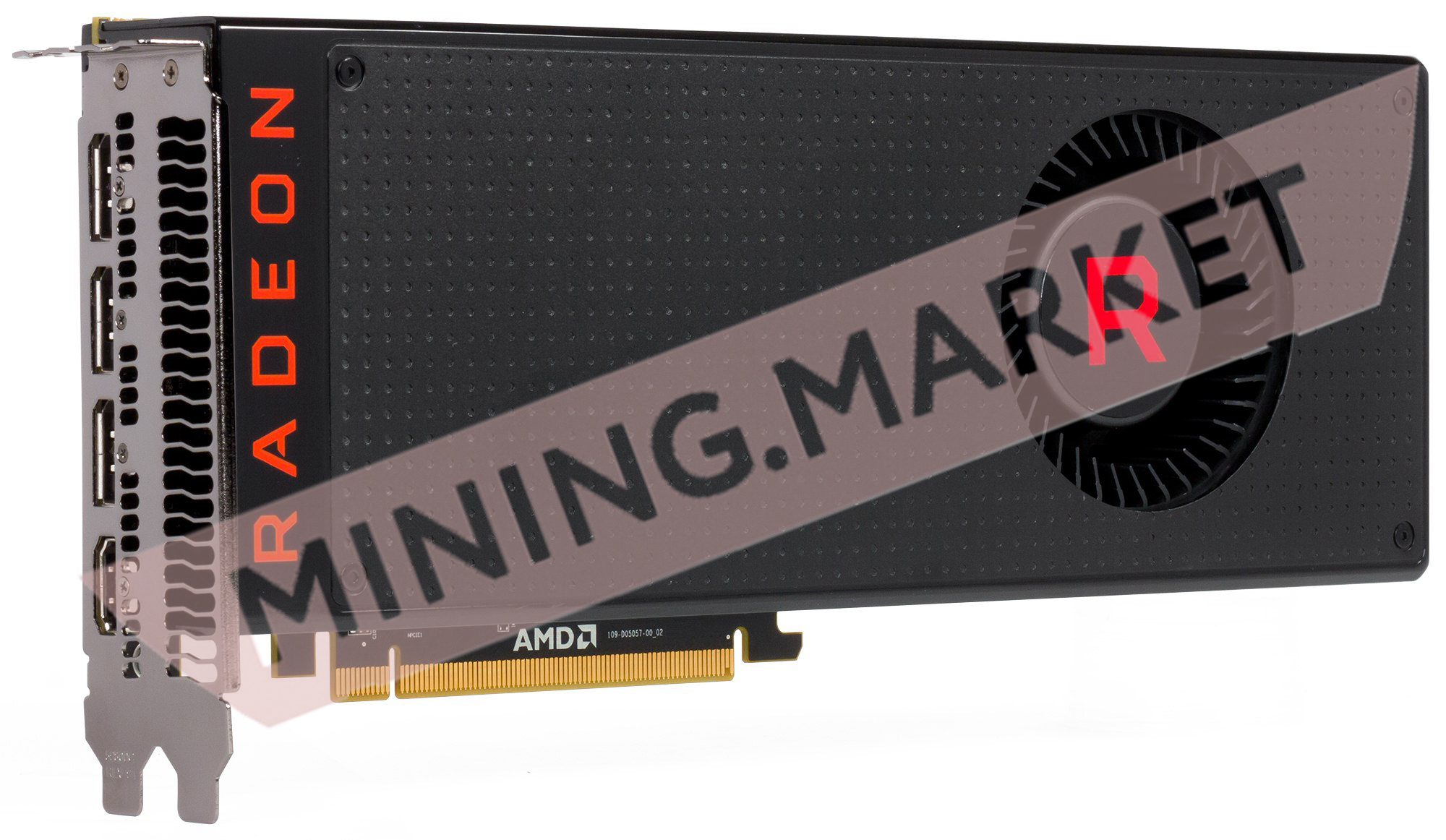 Mining performance and hashrate of AMD Radeon RX Vega 56