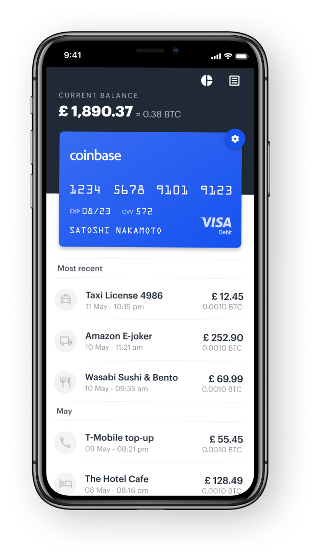 Coinbase launches cryptocurrency Visa debit card in UK