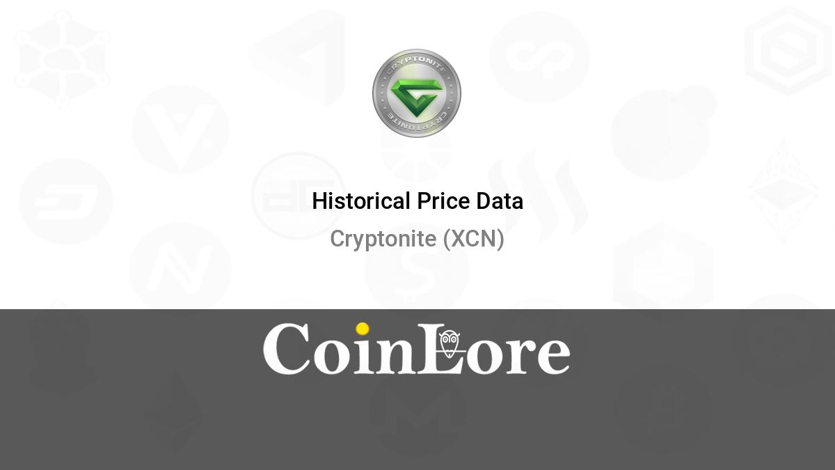 Cryptonite Price Today - XCN to US dollar Live - Crypto | Coinranking