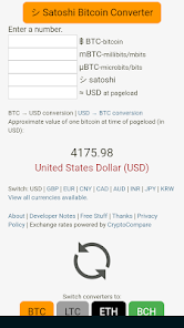 ‎Satoshi Converter on the App Store