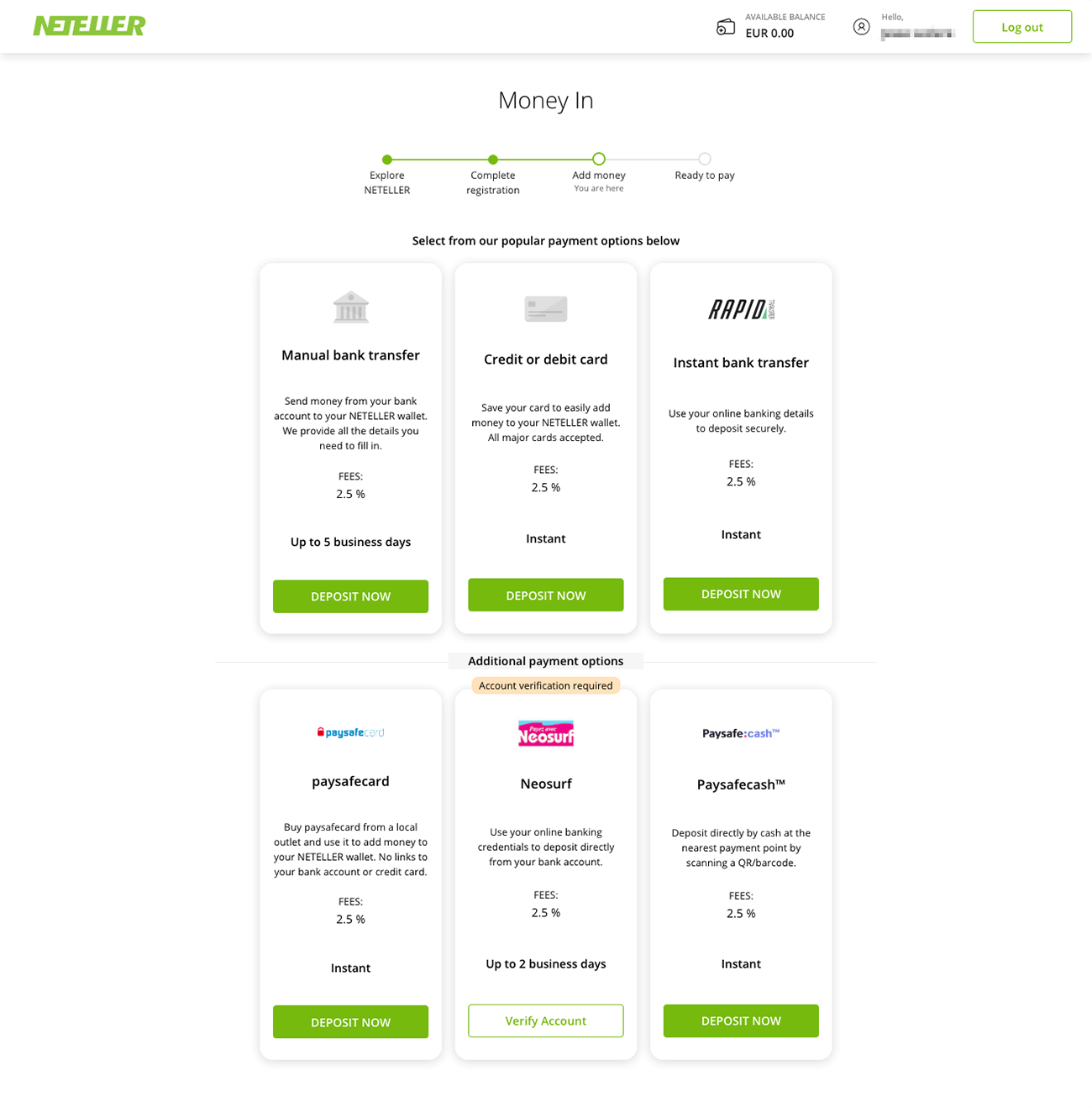 Neteller - Crypto Support | eWalletsReview