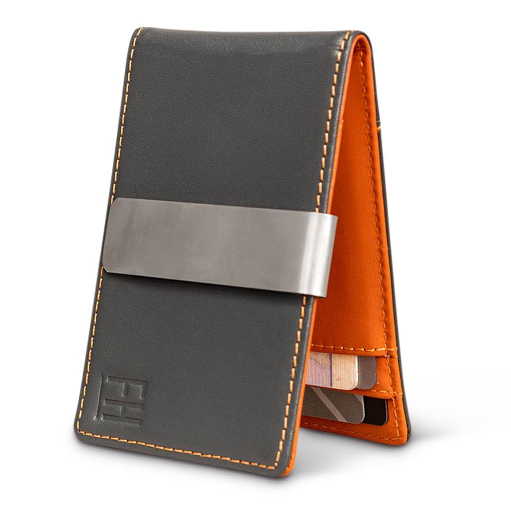 Men's Leather Slim Wallet + Money Clip – Grain+Oak