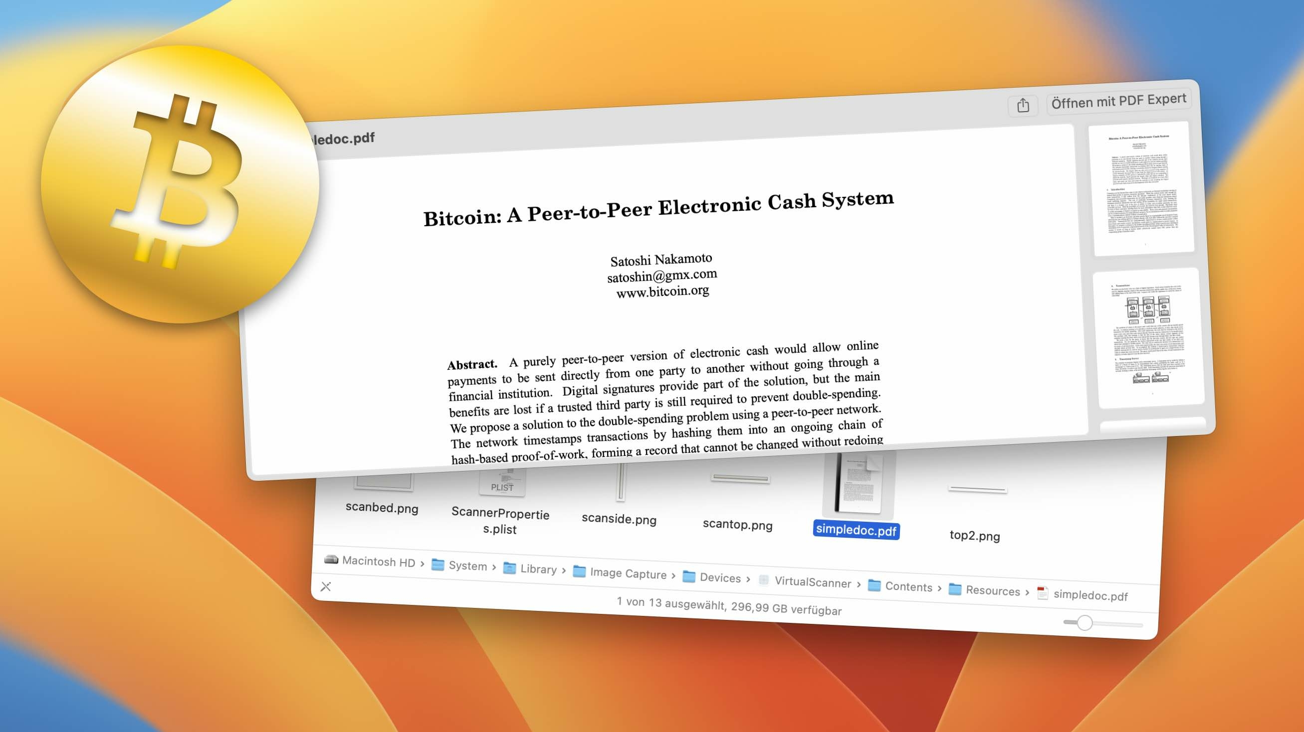 Apple Has Hidden a Bitcoin Manifesto in Every Mac Since Tech Blogger