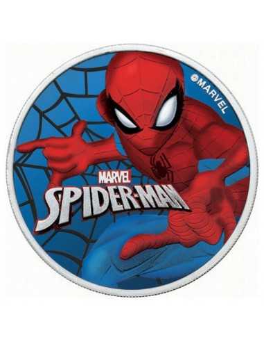 SPIDER MAN Chibi Gilded Marvel Peter Parker 1 Oz Silver Coin 2$ Niue 