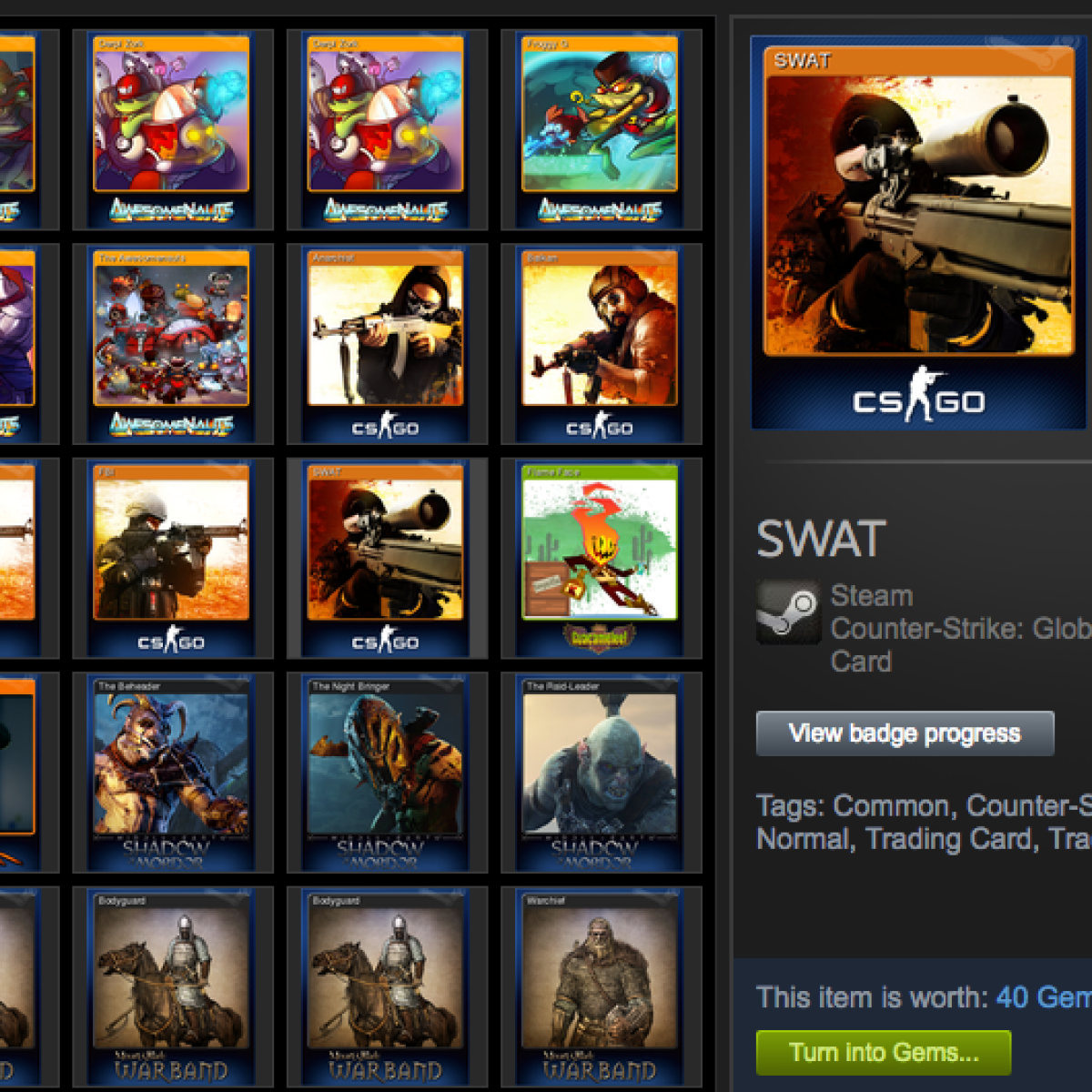 24/7 Bot [H] Steam Trading Cards [W] Steam Trading Cards (Same Set ) [Trading Bot]