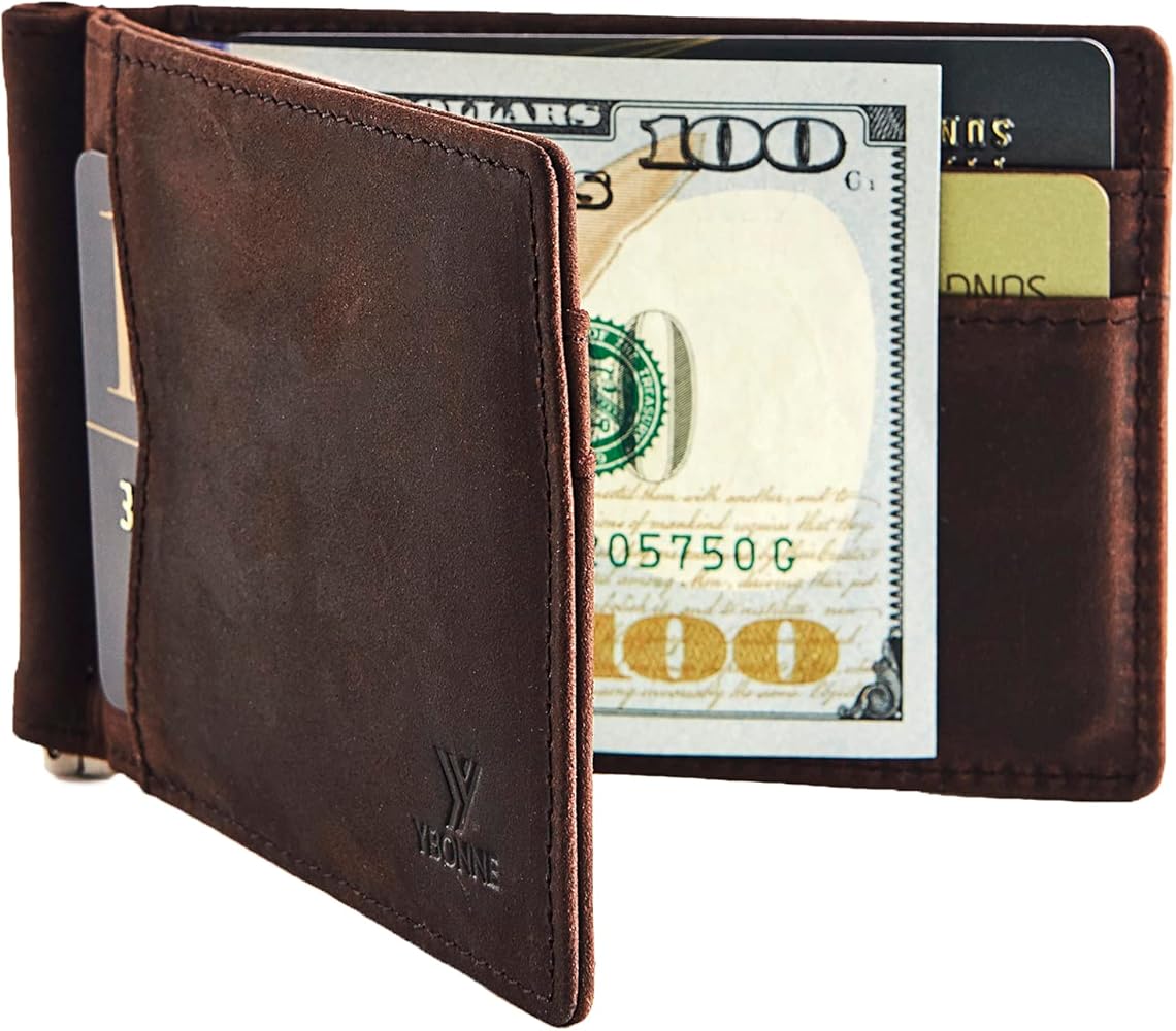 Money Clip Slim Wallet in Top Grain Leather – Forrest & Harold