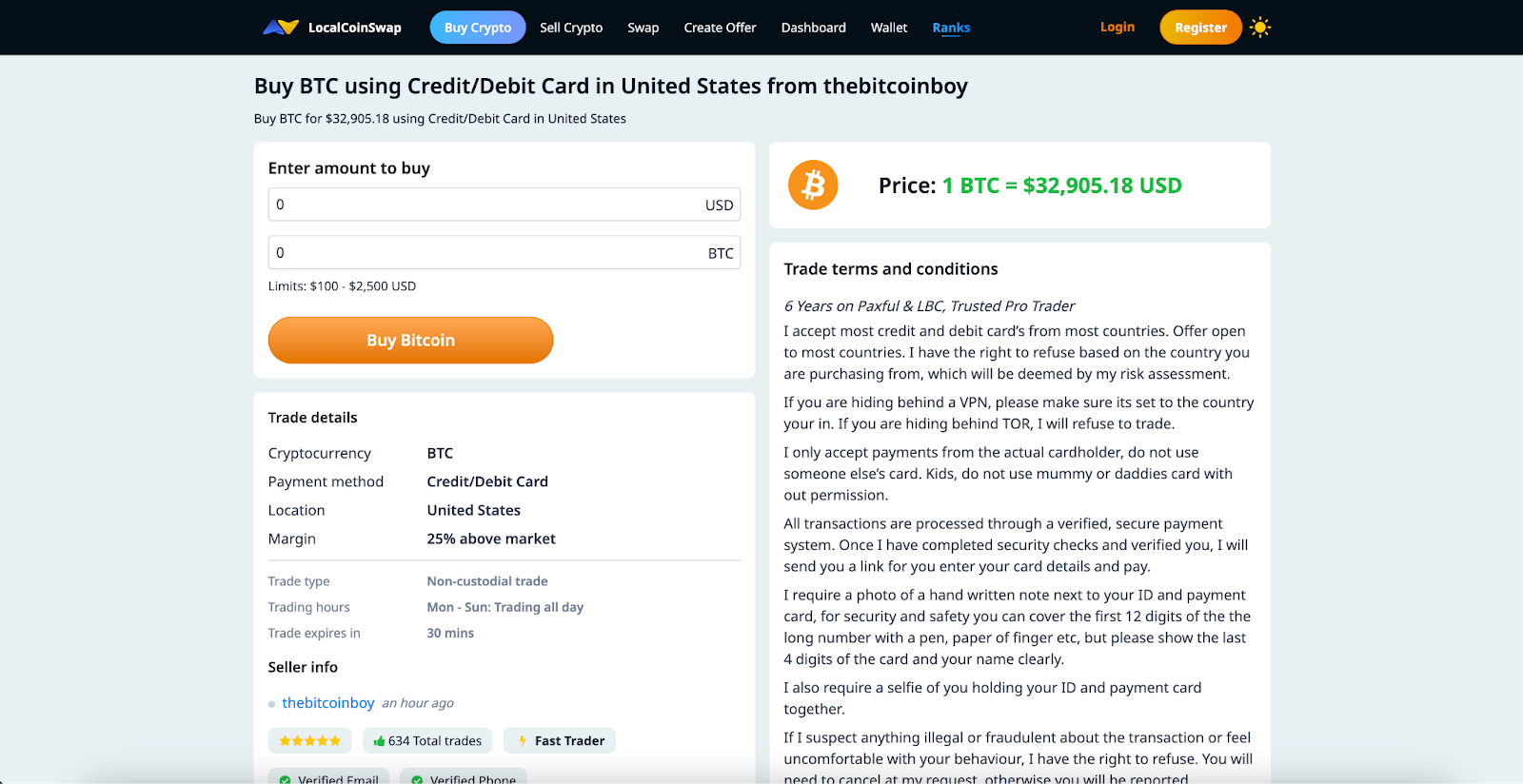 Localbitcoins Vs Paxful - A Detailed Comparison